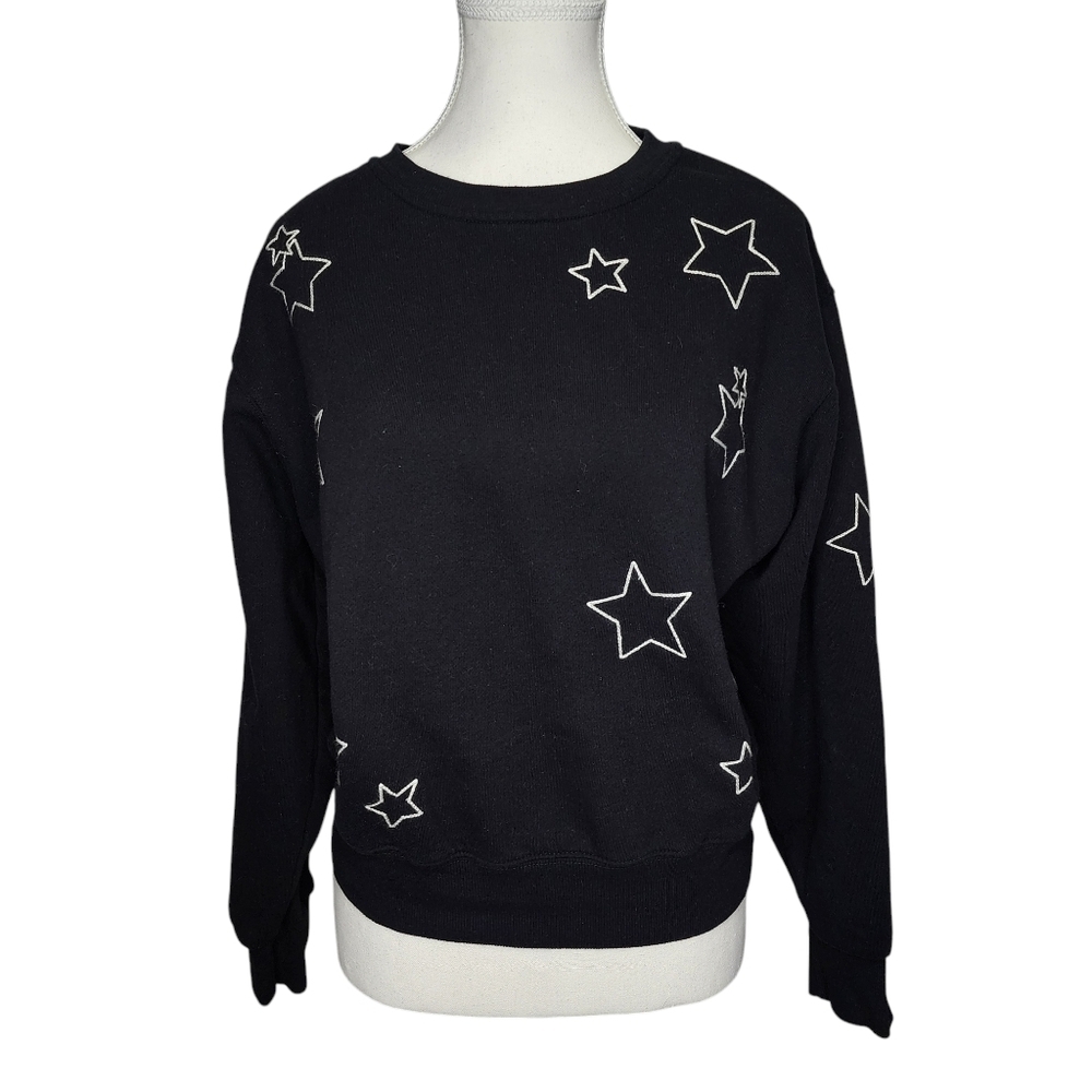 Reflex Black Star Sweatshirt Size Large